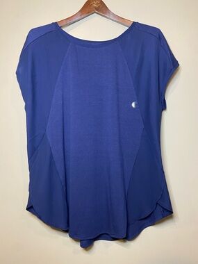 Lane Bryant NWT Blue Short Sleeve Top Size 14/16